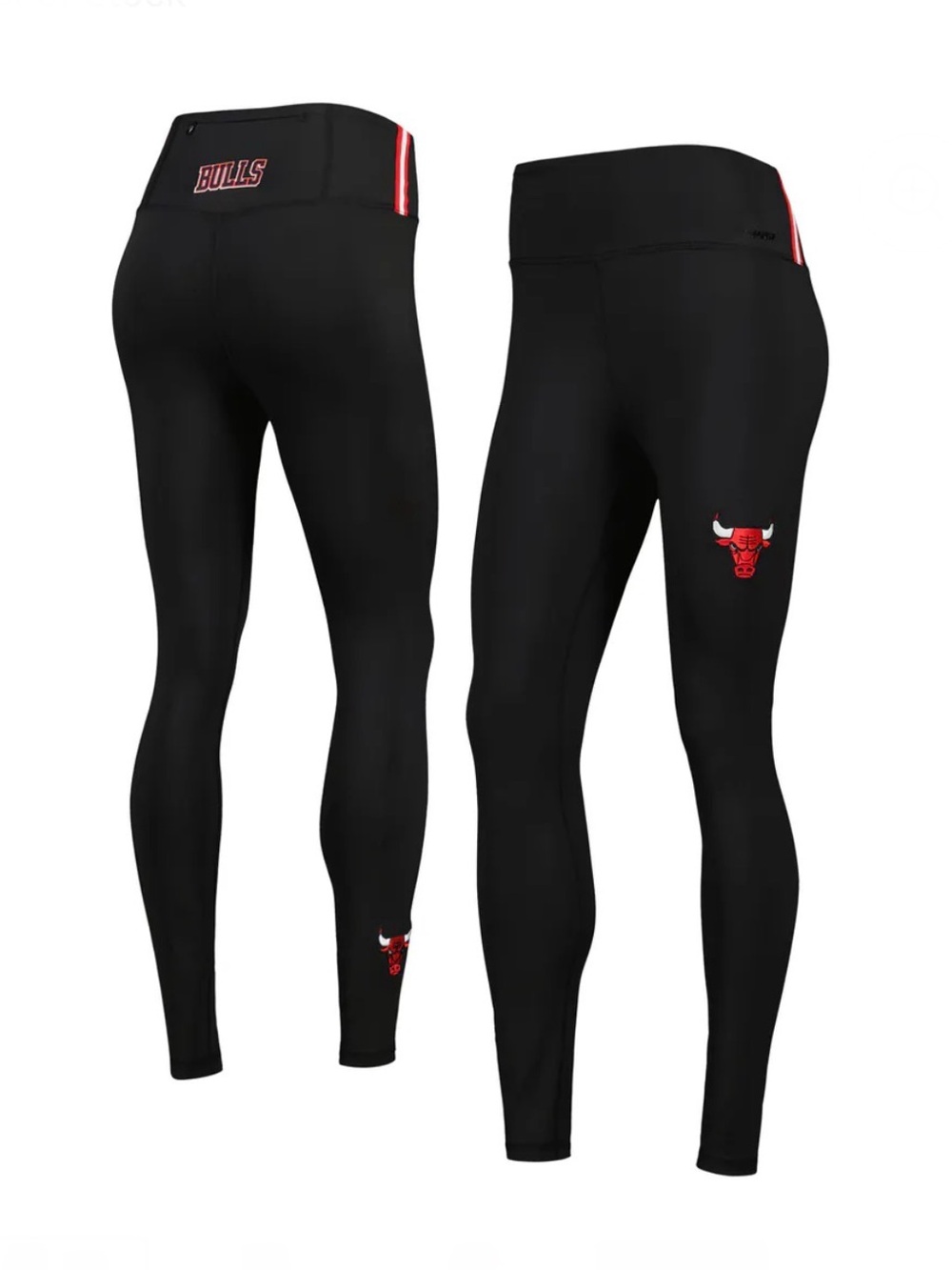 Pro Standard Women's👩🏻Chicago Bulls
🏀 Black Script Tail Jersey Leggings👖Sz L